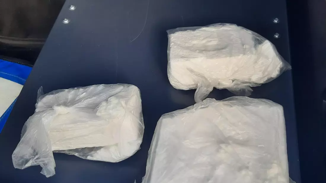 BPOL NRW: Bundespolizei stellt ein Kilogramm Kokain im Rahmen der Grenzkontrollen sicher - Bild: presseportal.de
