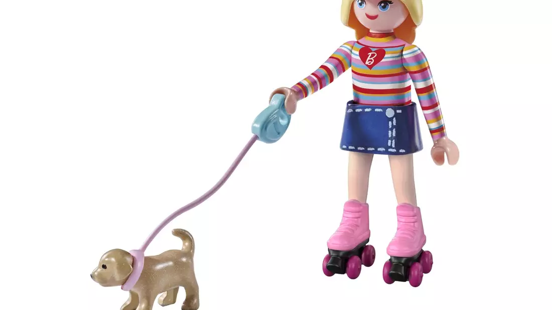 Playmobil und Mattel vereinen zwei Ikonen: Barbie® wird Teil der Playmobil-Welt / Erster Einblick zeigt Barbie auf Rollschuhen - vollständiger Produktlaunch im Sommer 2026 - Bild: presseportal.de