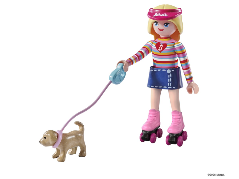 Playmobil und Mattel vereinen zwei Ikonen: Barbie® wird Teil der Playmobil-Welt / Erster Einblick zeigt Barbie auf Rollschuhen - vollständiger Produktlaunch im Sommer 2026 - Foto: presseportal.de