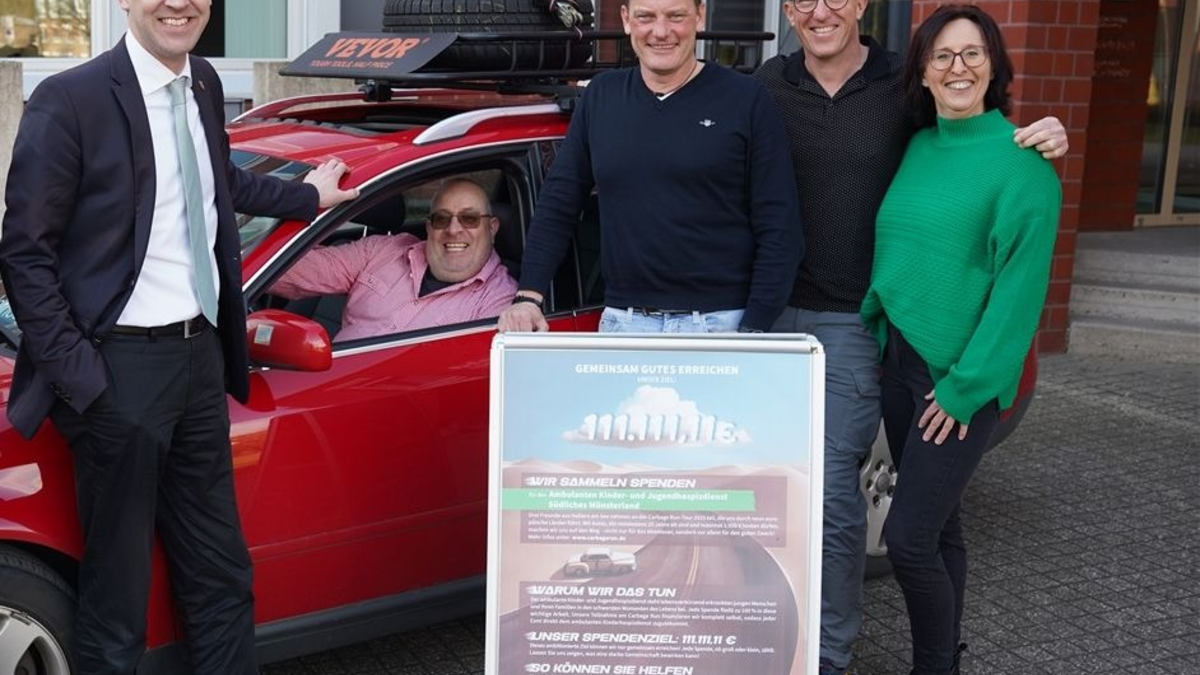 POL-COE: Kreis Coesfeld/ Das Auto muss nur durchhalten/ Stefan Feldhaus nimmt mit Freunden am Carbage Run für den guten Zweck teil - Foto: presseportal.de