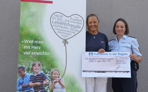 POL-Pforzheim: (PF/FDS) Freudenstadt - PolizeiprĂ€sidium Pforzheim spendet fĂŒr den Kinder-, Jugend- und Familienhospizdienst im Landkreis Freudenstadt - Foto: presseportal.de POL-Pforzheim: (PF/FDS) Freudenstadt - PolizeiprĂ€sidium Pforzheim spendet fĂŒr den Kinder-, Jugend- und Familienhospizdienst im Landkreis Freudenstadt - Foto: presseportal.de