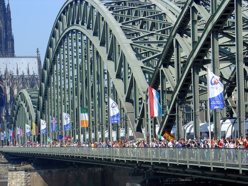 Vor 20 Jahren: Weltjugendtag in Köln - Foto: presseportal.de