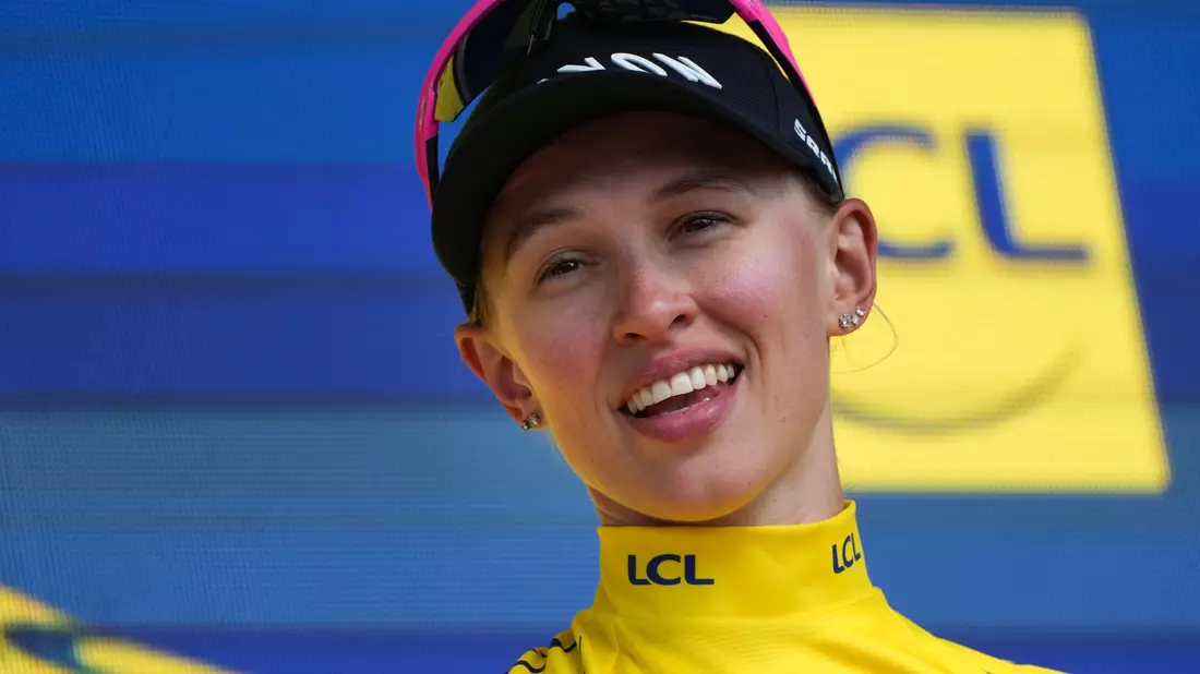 Katarzyna Niewiadoma startet nun nicht bei der Tour de Romandie. - Bild: Peter Dejong/AP/dpa