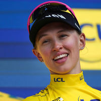 Katarzyna Niewiadoma startet nun nicht bei der Tour de Romandie. - Foto: Peter Dejong/AP/dpa