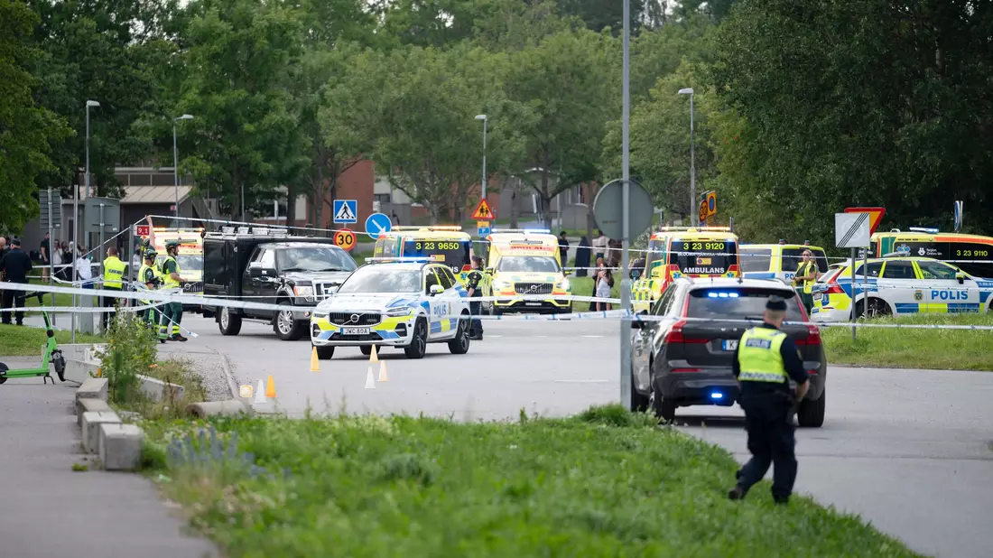 Medienberichten zufolge fand ein Freitagsgebet in der Moschee statt, als es zu dem Vorfall kam. - Bild: Filip Grönroos/TT NEWS AGENCY/AP/dpa