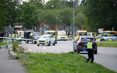 Medienberichten zufolge fand ein Freitagsgebet in der Moschee statt, als es zu dem Vorfall kam. - Foto: Filip Grönroos/TT NEWS AGENCY/AP/dpa