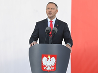 Auch der polnische Präsident hat sich zum Banner von Fans von Maccabi Haifa geäußert. - Foto: Piotr Nowak/PAP/dpa