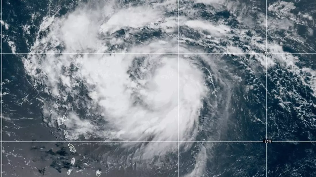 Die Hurrikansaison erstreckt sich im Atlantik von Juni und bis November.  - Bild: Uncredited/NOAA/AP/dpa