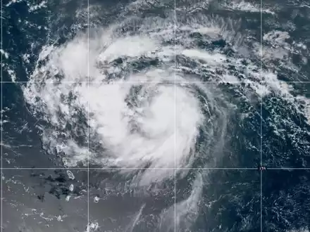 Die Hurrikansaison erstreckt sich im Atlantik von Juni und bis November.  - Foto: Uncredited/NOAA/AP/dpa