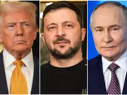 Einen Dreier-Gipfel gilt zwar aus Sicht von US-Präsident Donald Trump als notwendig, um den Krieg in der Ukraine zu beenden, aber Kremlchef Wladimir Putin zeigt daran kein Interesse. (Archivbild) - Foto: Morissard/Bednyakov/AP/dpa