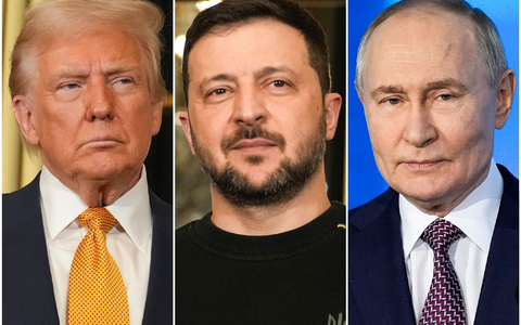 Einen Dreier-Gipfel gilt zwar aus Sicht von US-Präsident Donald Trump als notwendig, um den Krieg in der Ukraine zu beenden, aber Kremlchef Wladimir Putin zeigt daran kein Interesse. (Archivbild)  - Foto: Morissard/Bednyakov/AP/dpa