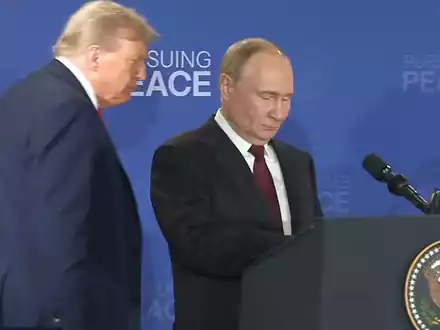 Pressekonferenz mit Wladimir Putin und Donald Trump am 15.08.2025 - Foto: über dts Nachrichtenagentur
