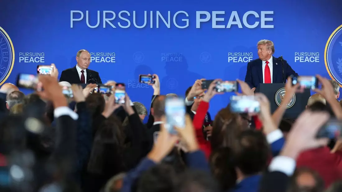 Fragen der Weltpresse wurden von den Präsidenten nicht beantwortet. - Bild: Wu Xiaoling/XinHua/dpa