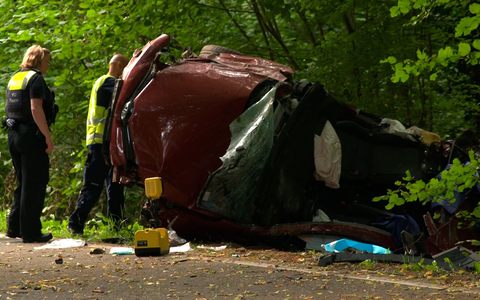Vier Menschen sterben.  - Foto: Fernandez/News 4 Video-Line TV/dpa