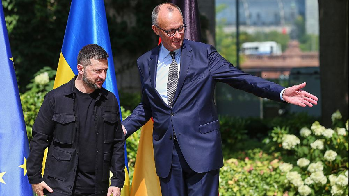 Wolodymyr Selenskyj und Friedrich Merz am 13.08.2025 - Foto: über dts Nachrichtenagentur