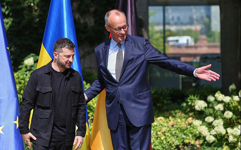 Wolodymyr Selenskyj und Friedrich Merz am 13.08.2025 - Foto: über dts Nachrichtenagentur
