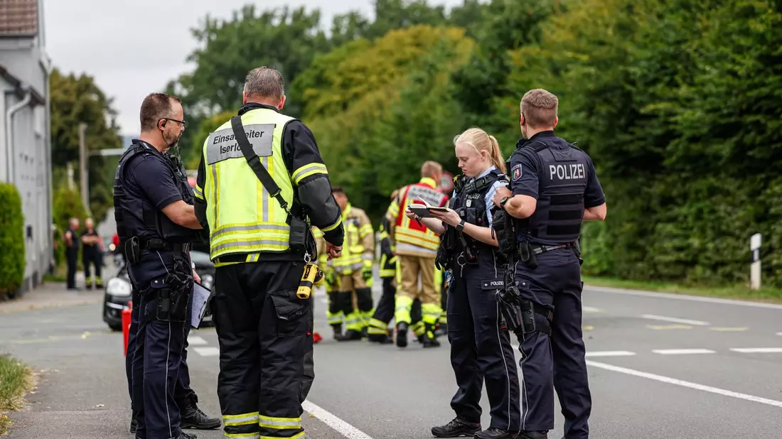 FW-MK: Frontalzusammenstoß auf der Drüpplingser Straße - Bild: presseportal.de