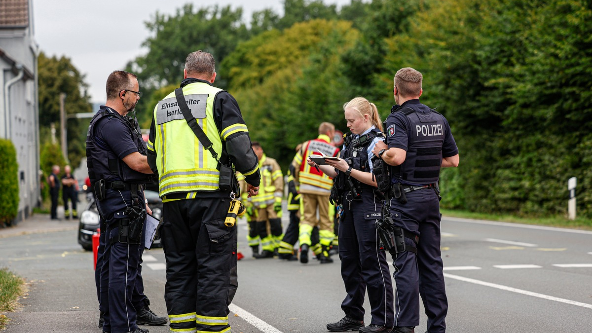 FW-MK: Frontalzusammenstoß auf der Drüpplingser Straße - Foto: presseportal.de