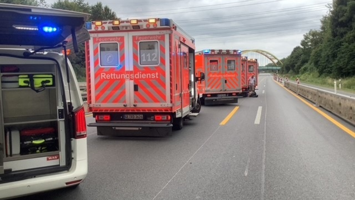FW-GE: Verkehrsunfall auf BAB2 - Foto: presseportal.de