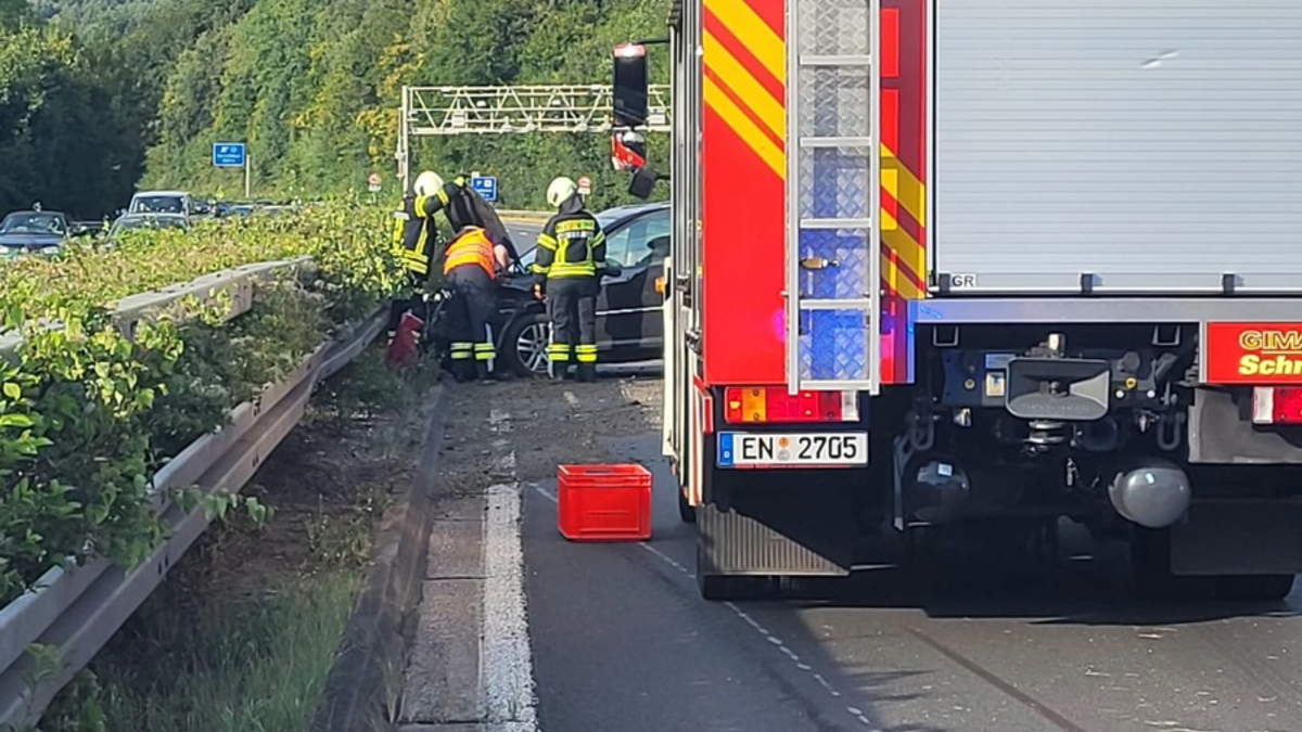 FW-EN: Unfall auf Autobahn - Foto: presseportal.de
