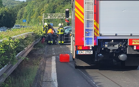FW-EN: Unfall auf Autobahn - Foto: presseportal.de