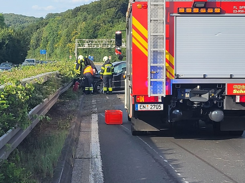 FW-EN: Unfall auf Autobahn - Foto: presseportal.de