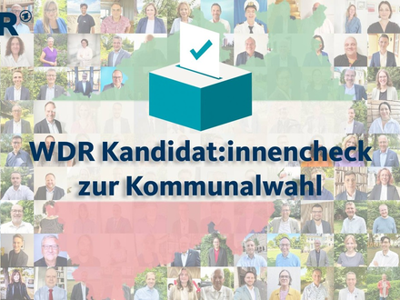 Jetzt Online: WDR-Kandidat:innencheck zur Kommunalwahl 2025 - Foto: presseportal.de
