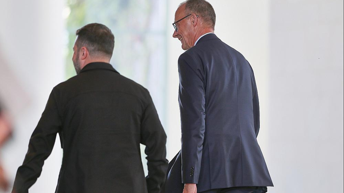 Wolodymyr Selenskyj und Friedrich Merz am 13.08.2025 - Foto: über dts Nachrichtenagentur