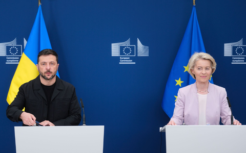 Selenskyj ist nach Washington gereist, um dort mit US-Präsident Trump zu reden.  - Foto: Uncredited/AP/dpa