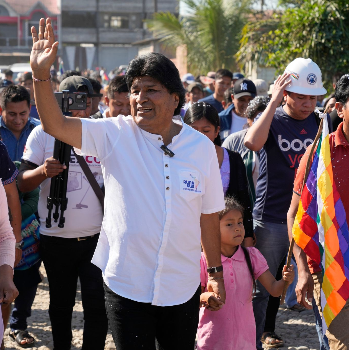 Ex-Präsident Evo Morales durfte wegen der verfassungsrechtlichen Amtszeitbegrenzung nicht mehr antreten. - Foto: Jorge Saenz/AP/dpa