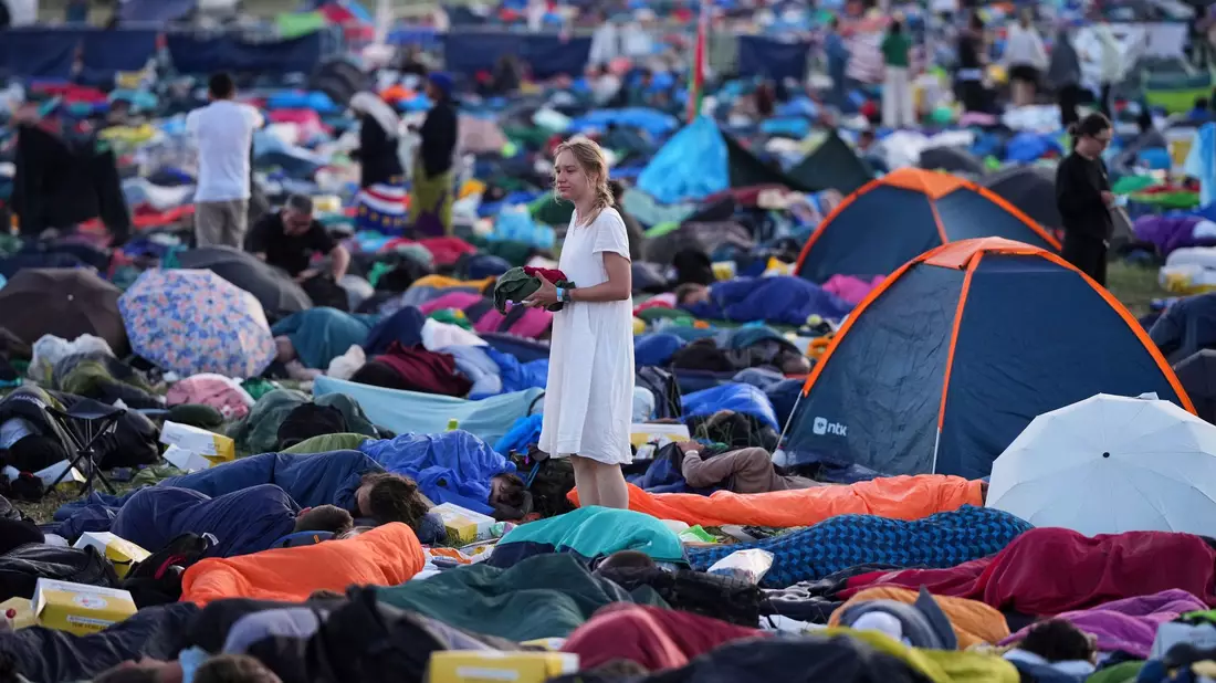 Über eine Million Menschen haben den Papst beim Jubiläum der Jugendlichen gefeiert. (Archivbild) - Bild: Andrew Medichini/AP/dpa