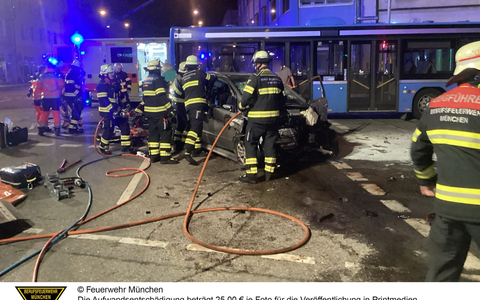 FW-M: Wochenendrückblick der Feuerwehr München - Foto: presseportal.de