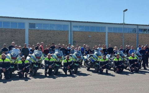 POL-PPTR: Motorradfahren mit der Polizei und Fahrlehrern - Foto: presseportal.de