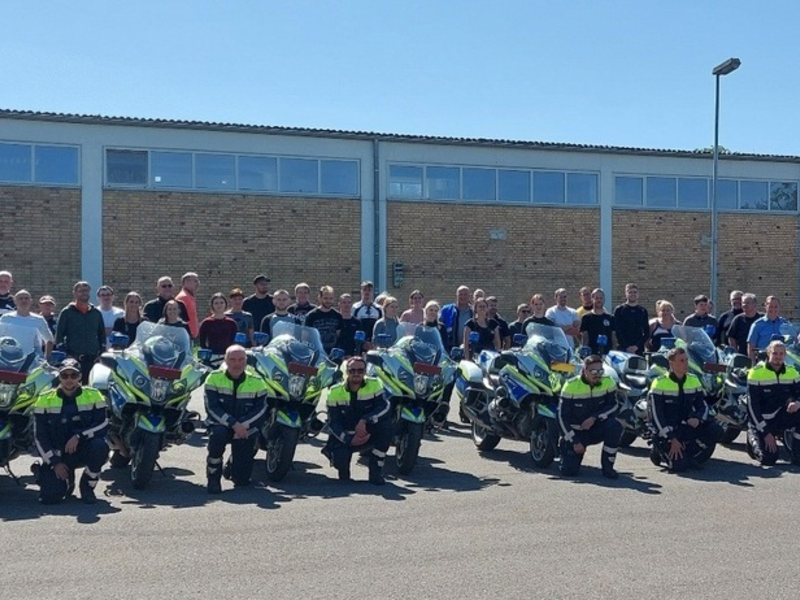 POL-PPTR: Motorradfahren mit der Polizei und Fahrlehrern - Foto: presseportal.de