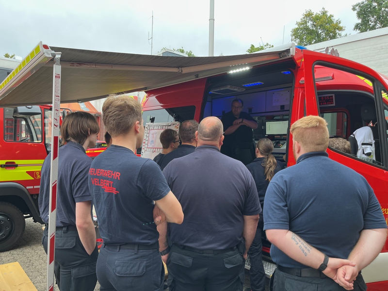 FW-Heiligenhaus: Feuerwehreinheiten absolvieren gemeinsame Einsatzübung - Foto: presseportal.de