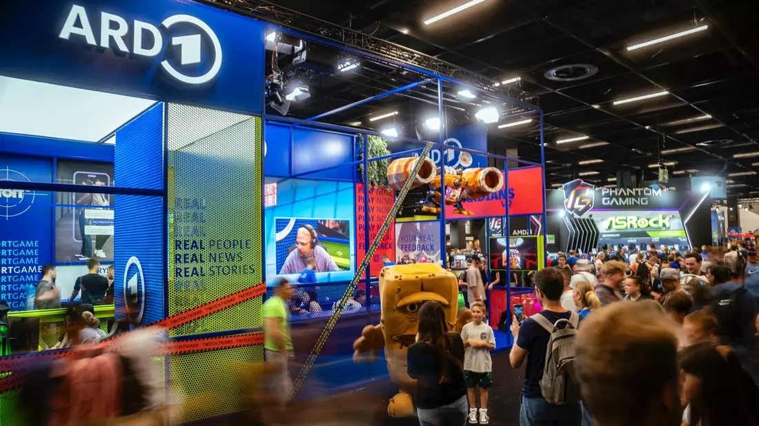 ARD @gamescom 2025 - Play, Watch, Connect. - Bild: presseportal.de