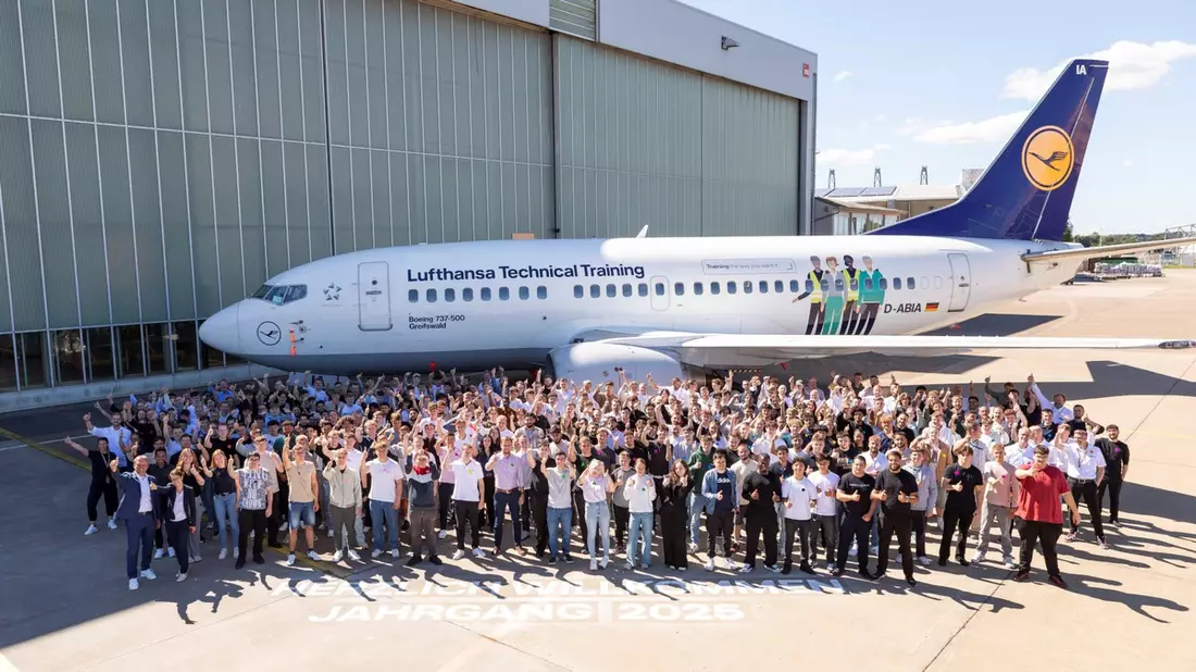 Rekordzahl neuer Auszubildender und dual Studierender bei Lufthansa Technik in Deutschland - Bild: presseportal.de