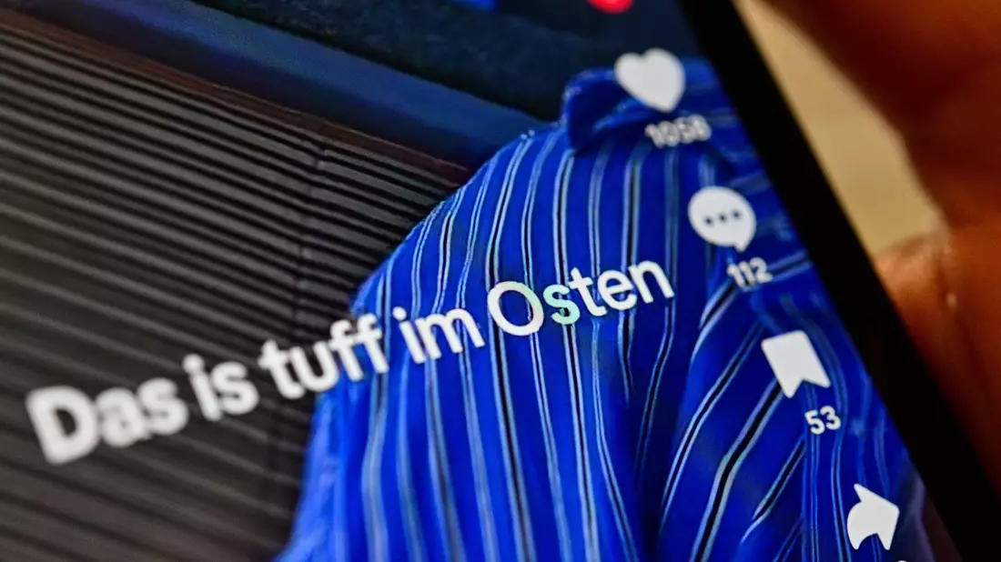Der Tiktok-Trend «tuff im Osten» beschreibt ostdeutsche Verhältnisse oft auf stereotype Weise.  - Bild: Sebastian Gollnow/dpa