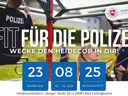 POL-HK: Heidekreis: FIT FÜR DIE POLIZEI - Wecke den Heidecop in Dir! - Foto: presseportal.de