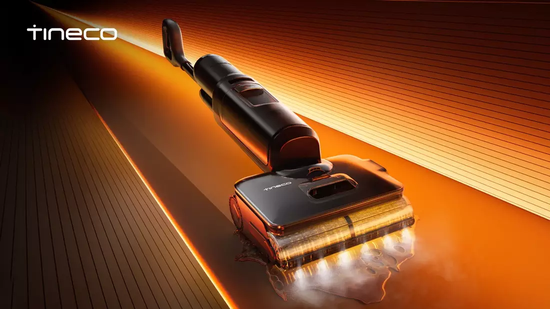 Tineco FLOOR ONE S7 Stretch Steam Serie: Flexible, kabellose Dampfreinigung für hygienische Sauberkeit bis in alle Ecken - Bild: presseportal.de