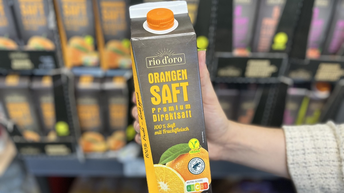 ALDI macht's möglich: Erneute Preissenkung bei Orangensaft - Foto: presseportal.de
