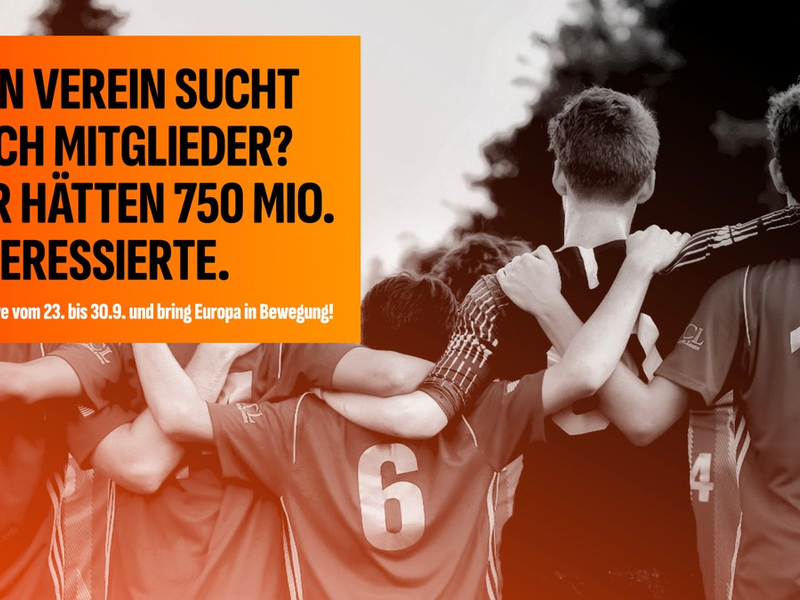 Zehn Jahre #BeActive / DTB startet mit neuer Kampagne in die Europäische Woche des Sports - Foto: presseportal.de