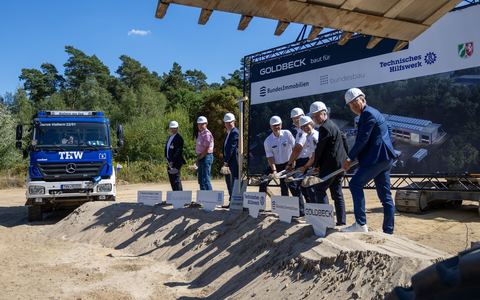 THW NRW: Spatenstich für THW-Neubau in Haltern am See - Foto: presseportal.de