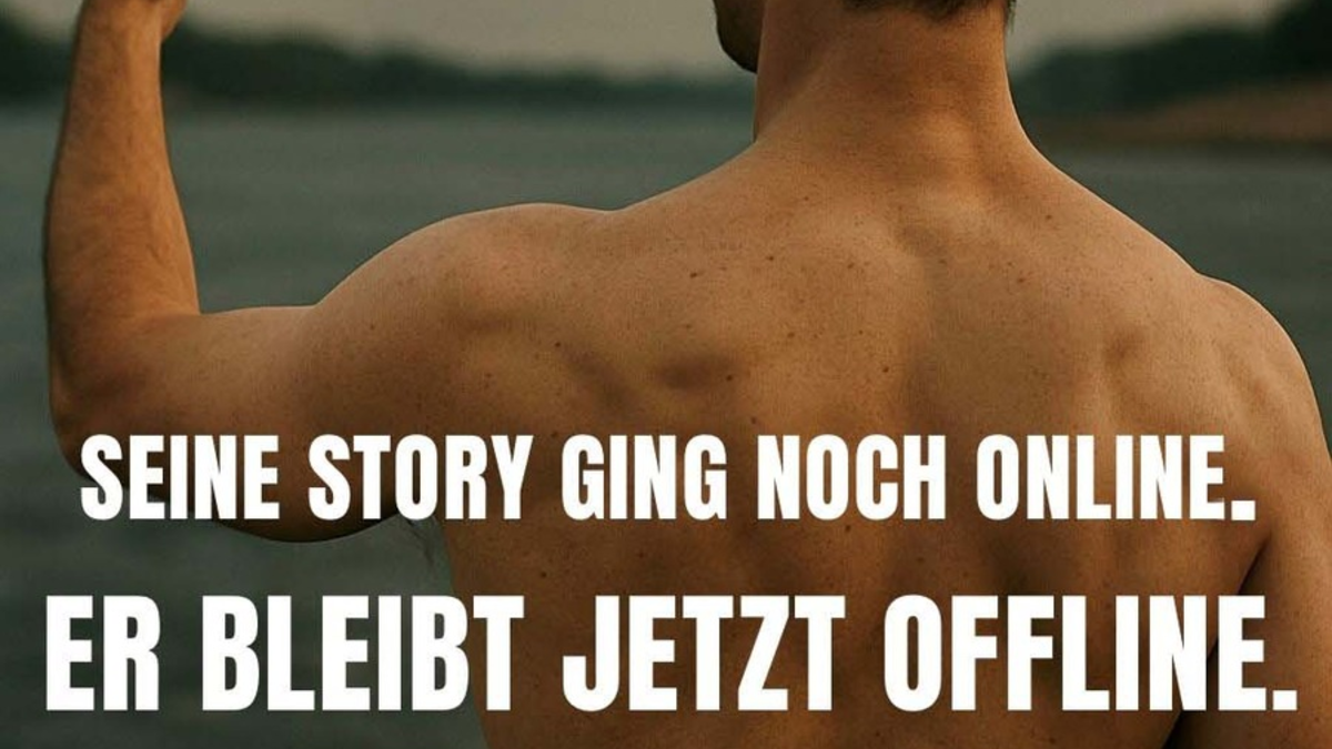 POL-NE: Schockbild warnt vor dem Baden im Rhein - Foto: presseportal.de