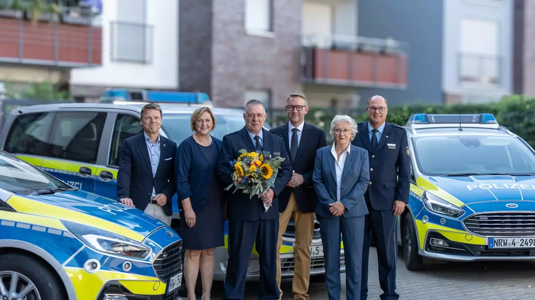 POL-WES: Dinslaken - Landrat Ingo Brohl stellt neuen Leiter der Polizeiwache Ost vor - Bild: presseportal.de