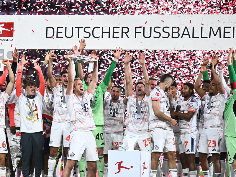 Wieder der große Titelfavorit: Der deutsche Fußball-Meister FC Bayern München. - Foto: Tom Weller/dpa
