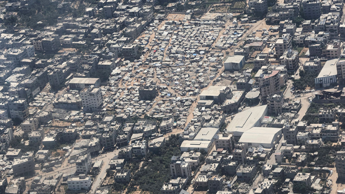 Zeltlager in der Stadt Gaza. (Archivbild) - Foto: Raad Adayleh/AP/dpa
