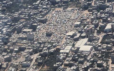 Zeltlager in der Stadt Gaza. (Archivbild) - Foto: Raad Adayleh/AP/dpa