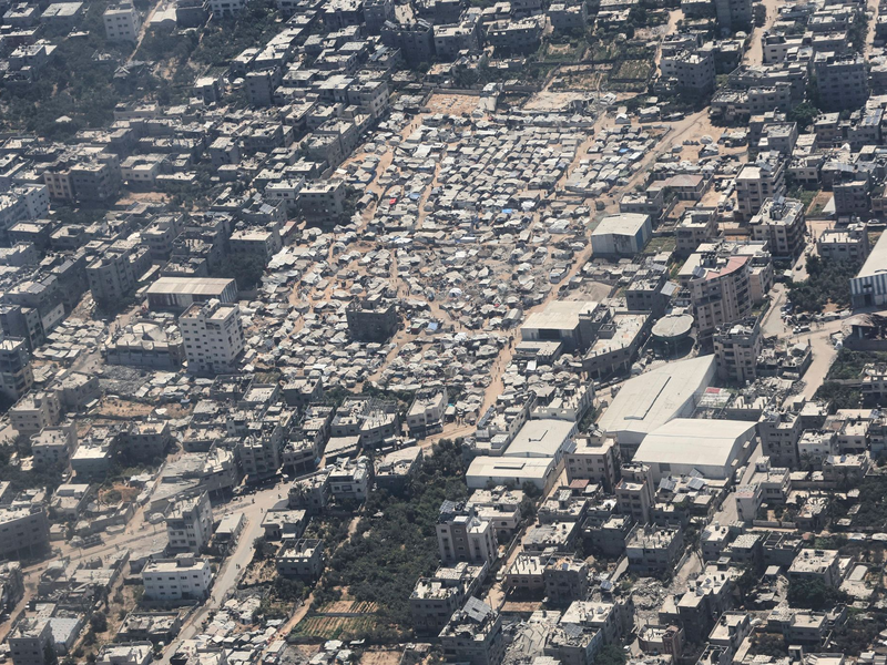 Zeltlager in der Stadt Gaza. (Archivbild) - Foto: Raad Adayleh/AP/dpa