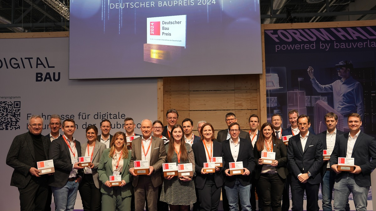 Rekordbeteiligung bei Deutschem Baupreis 2026 / Bereits über 70 Bewerbungen nach nur drei Wochen eingegangen - Foto: presseportal.de